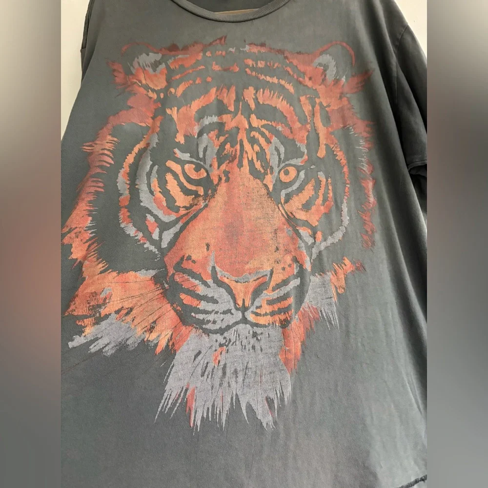 Free People Wrangler Oversized Tiger Tee🔥 - Picture 14 of 16